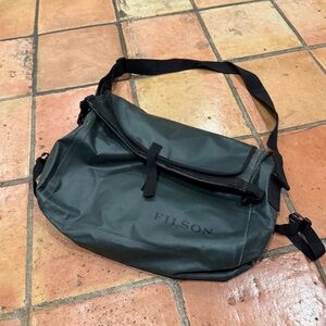 Filson Green Messenger Dry Bag
